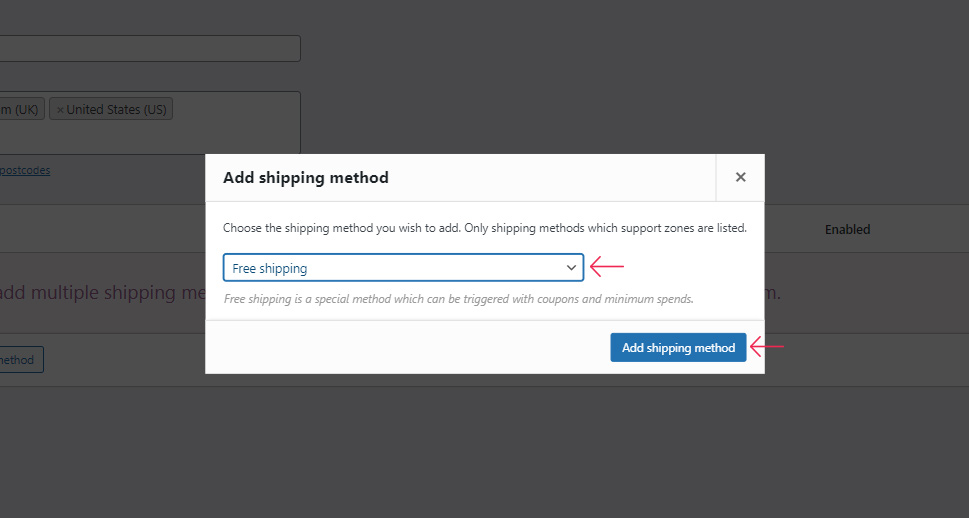 Add Shipping Method