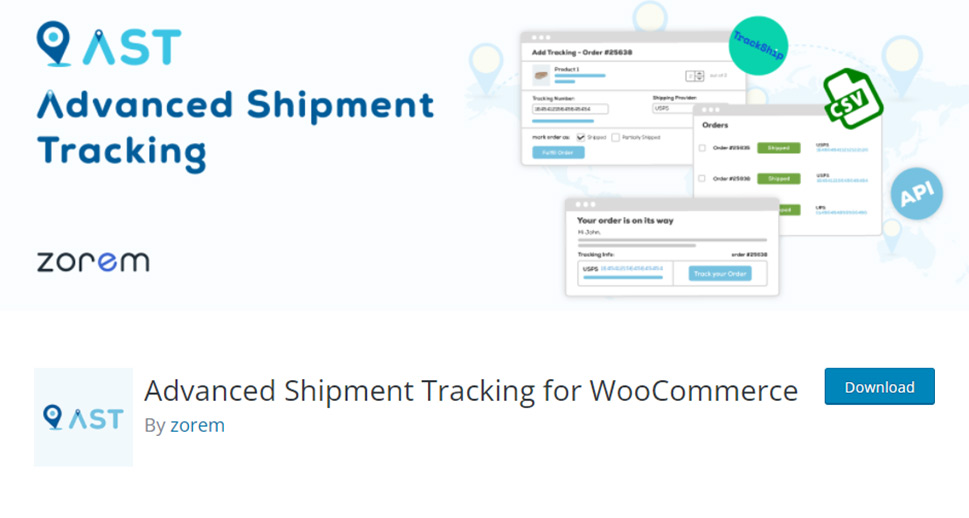 Advanced Shipping Tracking for WooCommerce