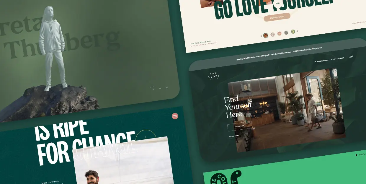 18 Examples of Beautiful Deep Green Websites - Qode Interactive