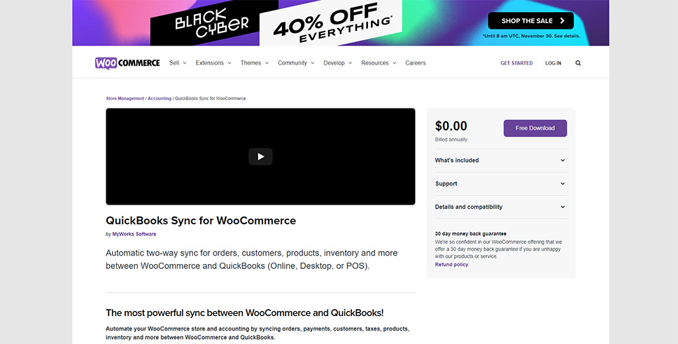 QuickBooks Sync for WooCommerce