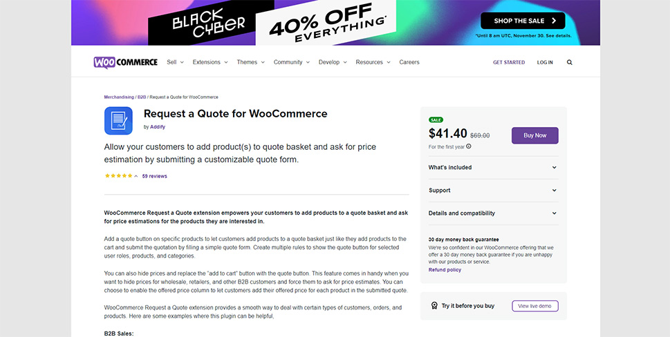 Request a Quote for WooCommerce