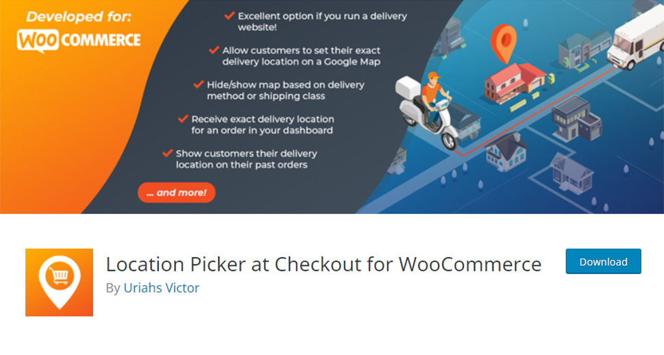 Location Picker at Checkout for WooCommerce