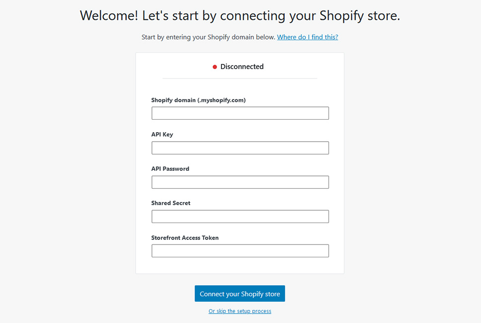 Shopify Connect