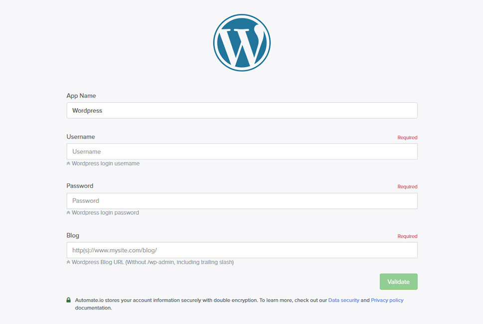 Login WordPress