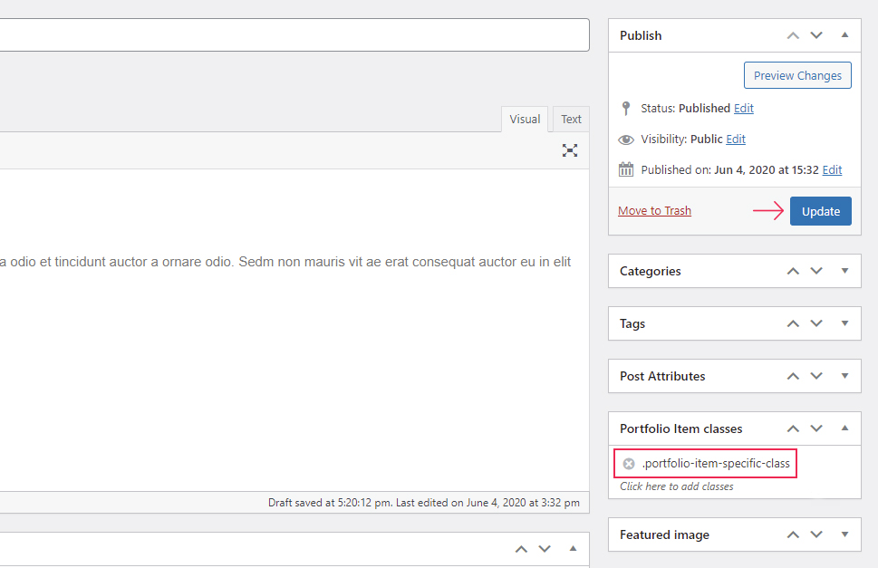 Portfolio Item Classes Update Post