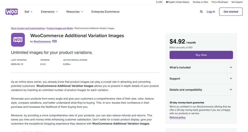 WooCommerce Additional Variation Images