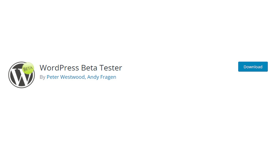 WordPress Beta Tester