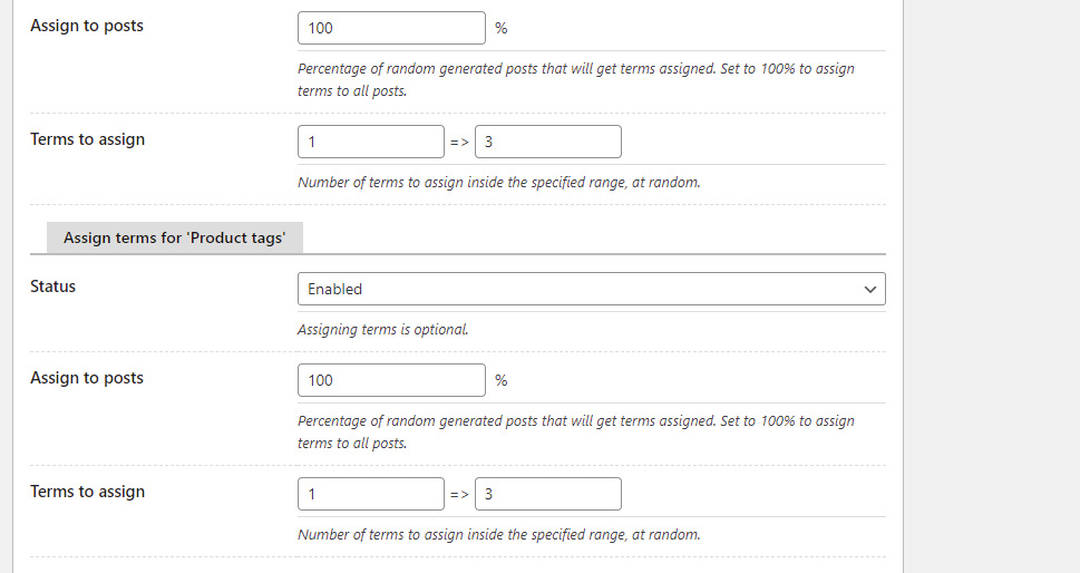 DemoPress Assign Terms