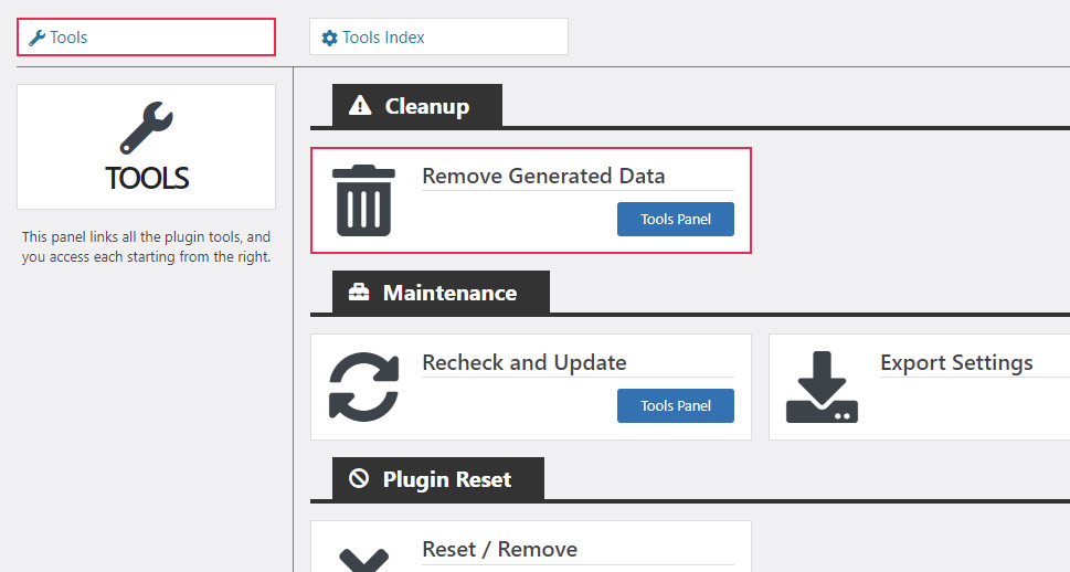 DemoPress Remove Generated Data