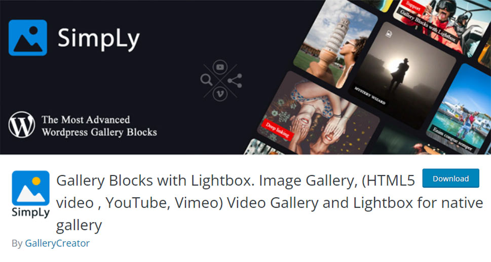 Gallery Blocks with Lightbox