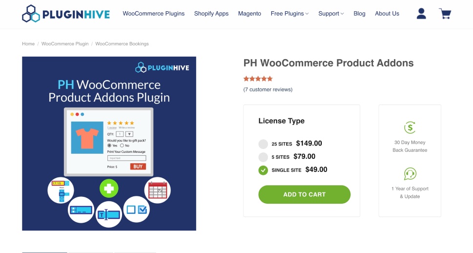 PH WooCommerce Product Addons