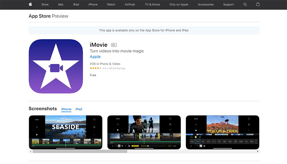 iMovie