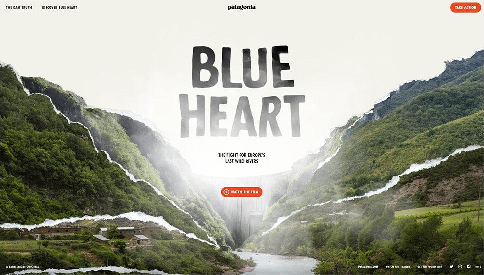 Blue Heart by Patagonia