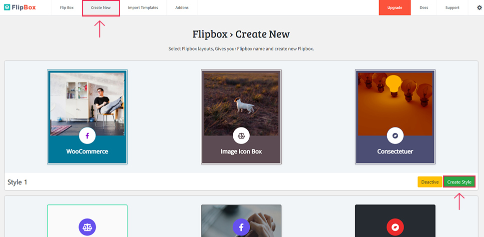 Flipbox Create New