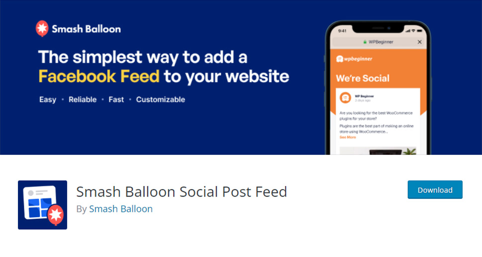 Smash Balloon Social Post Feed