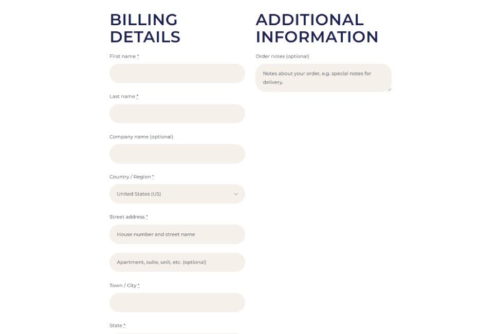 Billing Details