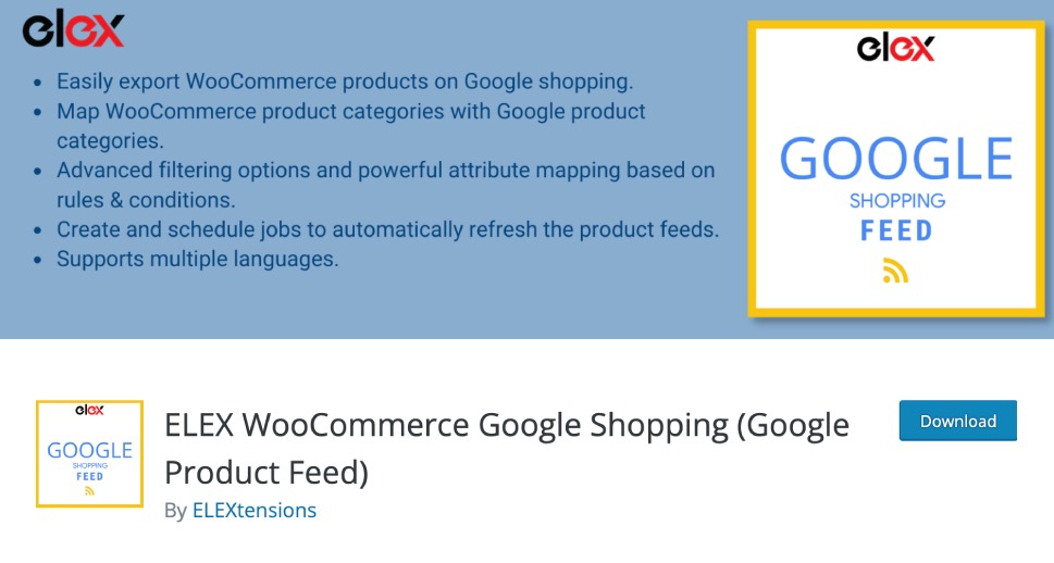ELEX WooCommerce Google Shopping