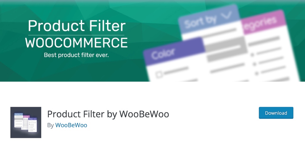 Product Filter by WooBeWoo