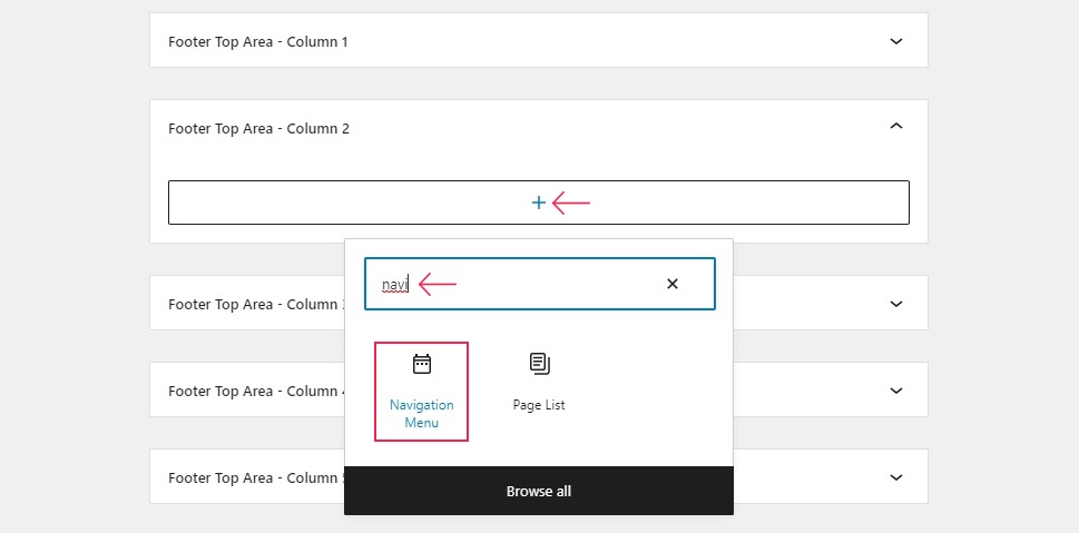 Navigation Menu