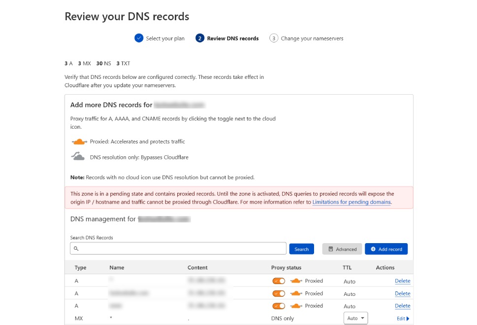 Review Your DNS Records