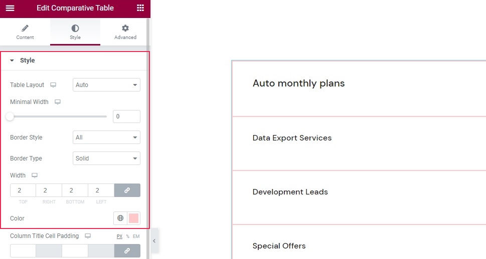 Sections, Columns, Padding and Margins in Elementor