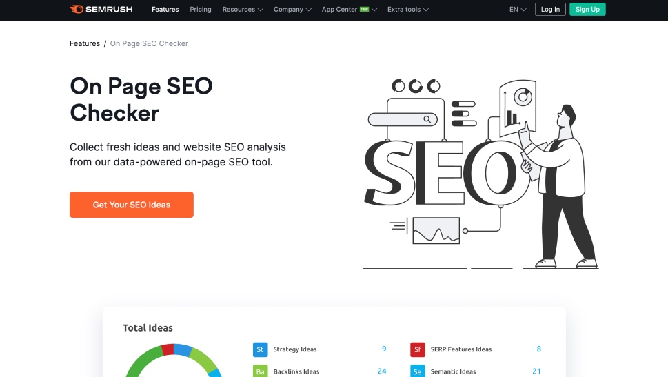 On Page SEO Checker by SEMRush