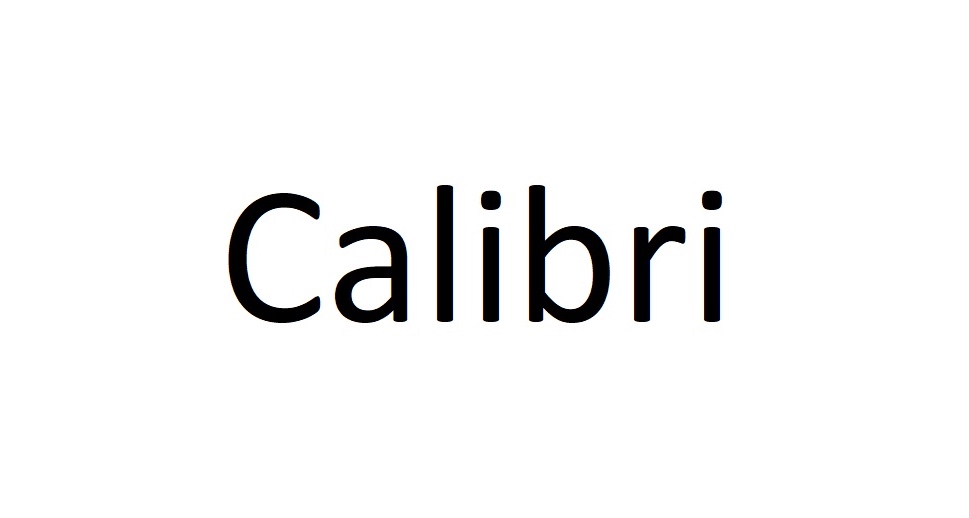 Calibri