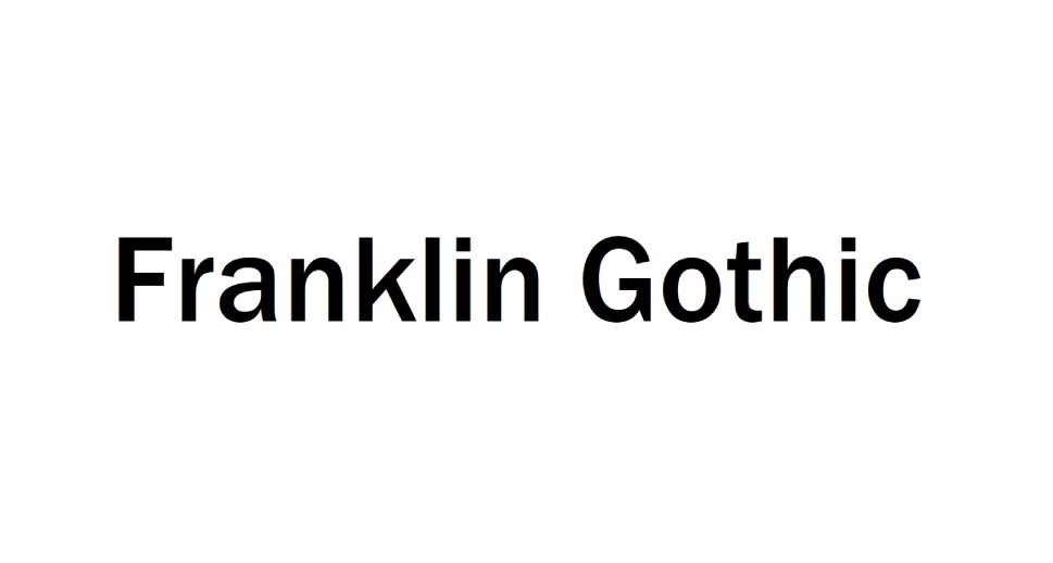 Franklin Gothic