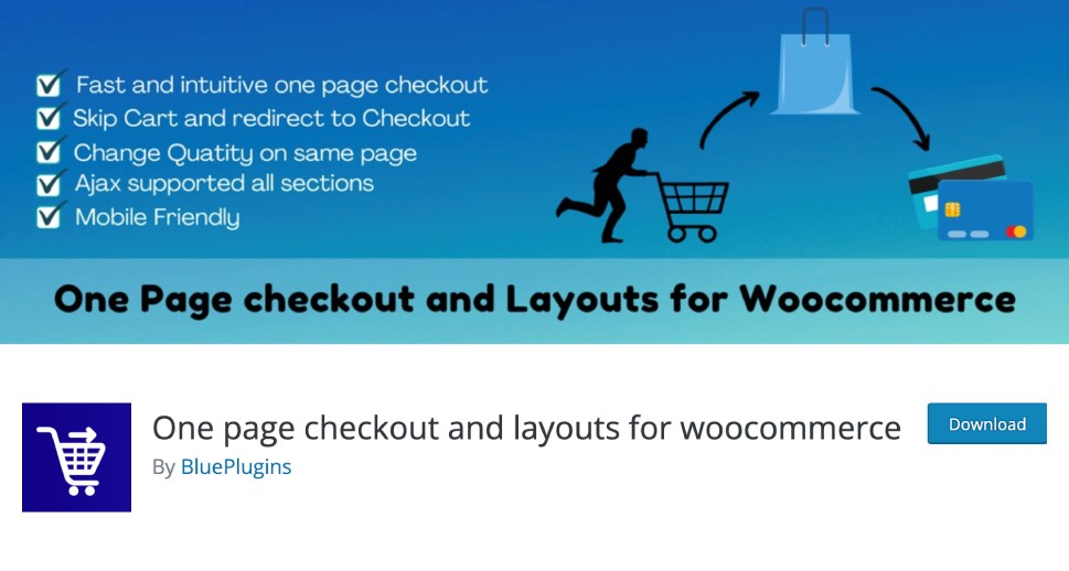 One page checkout