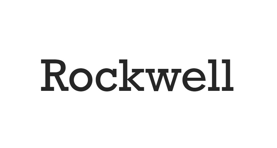 rockwell font