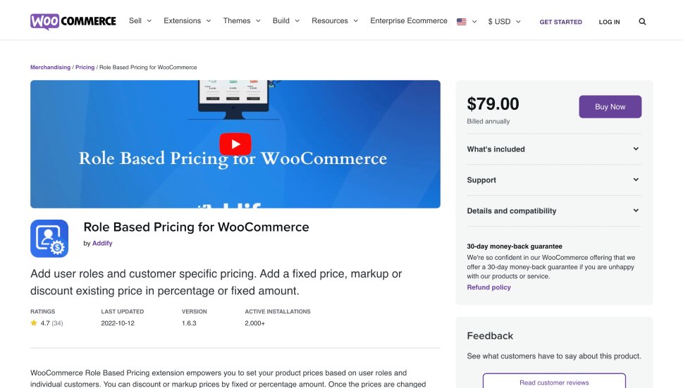 Role Based Pricing for WooCommerce