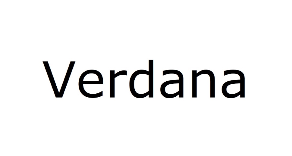 Verdana