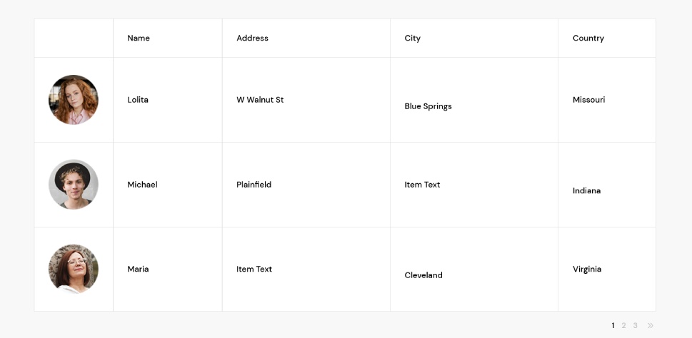 Data Table Gutenberg