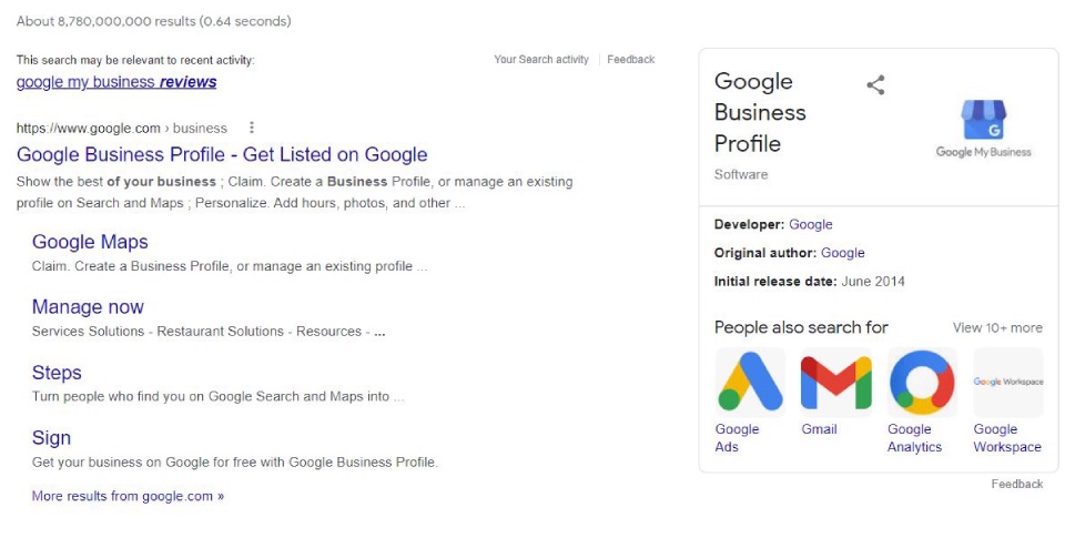 Google Business Profile