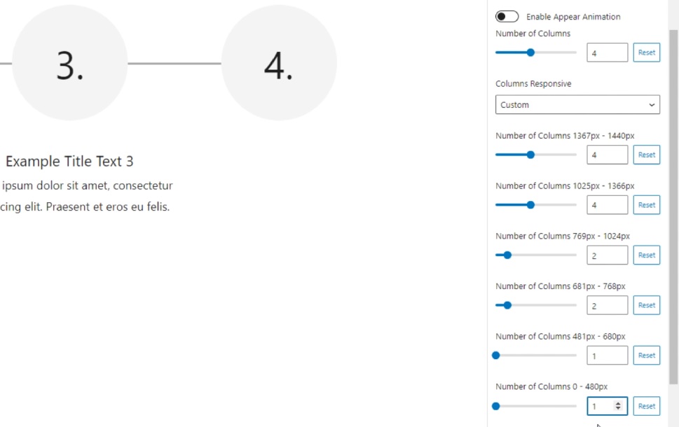 Qi Process Block Columns Responsive