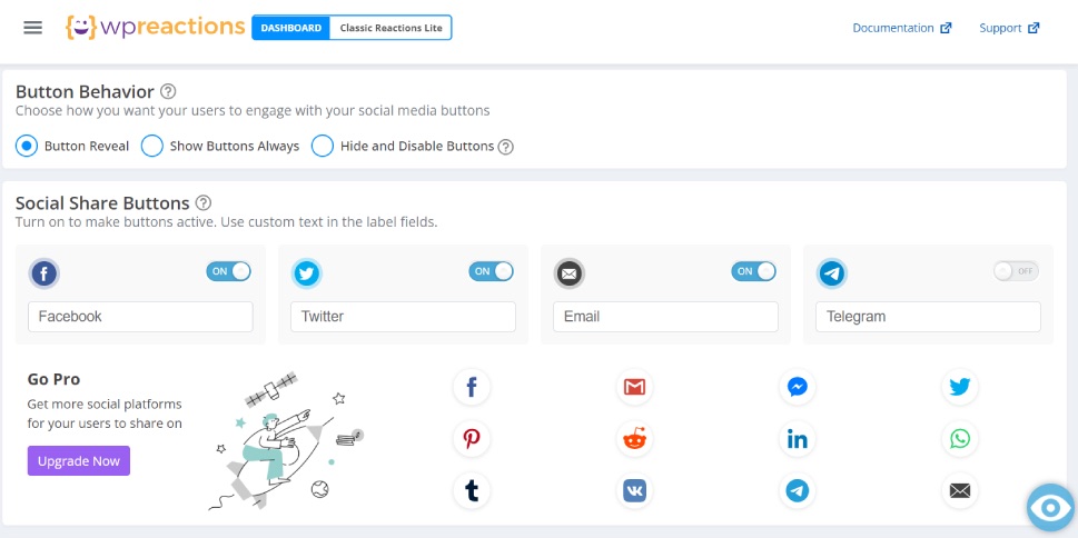 WP Reactions Social Share