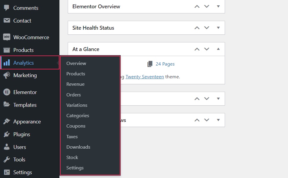 Woo Metrics Analytics