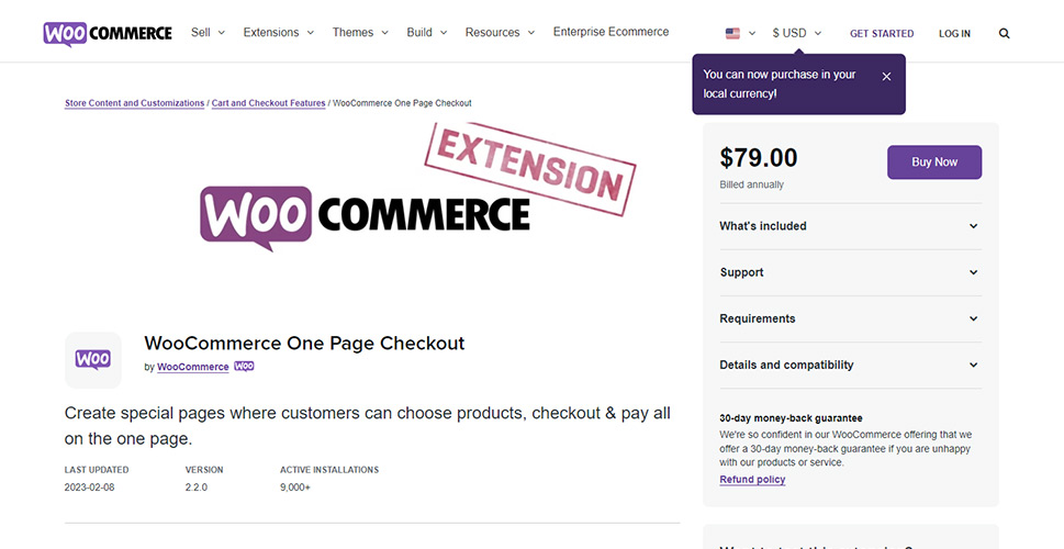 WooCommerce One Page Checkout