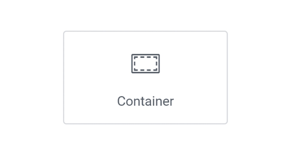 Elementor Container