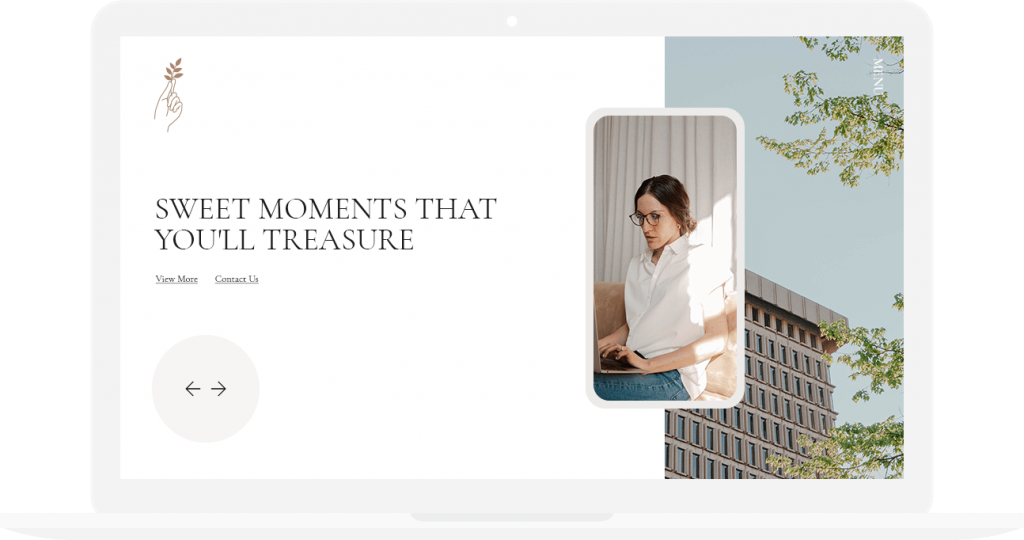 Elementor Divided Device Slider Widget Qi Addons for Elementor