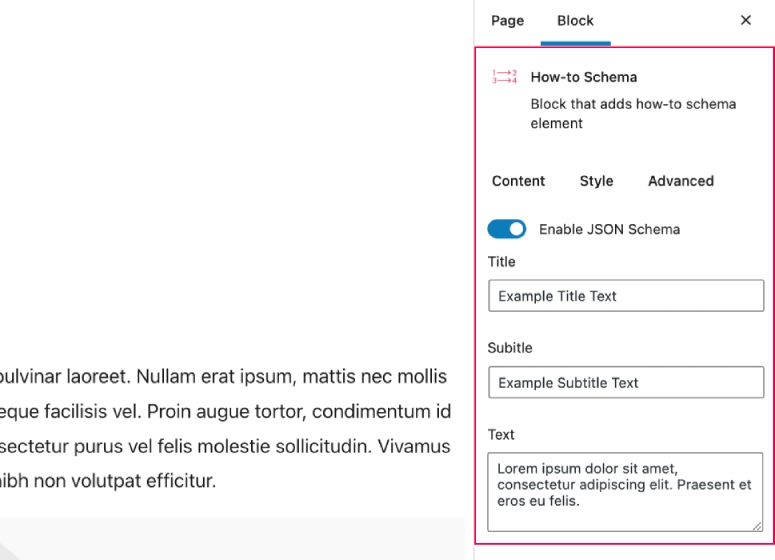 How-To Schema Block 2