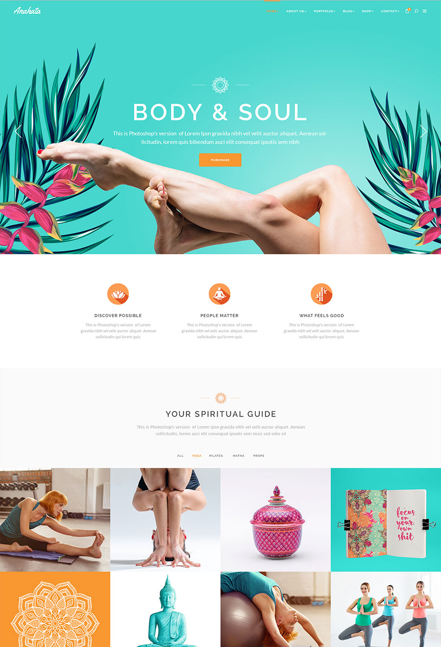 Anahata – Yoga, Fitness and Lifestyle Theme – Qode Interactive