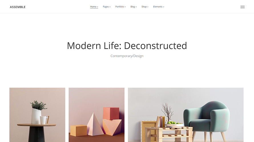 Assemble – Portfolio Theme – Qode Interactive