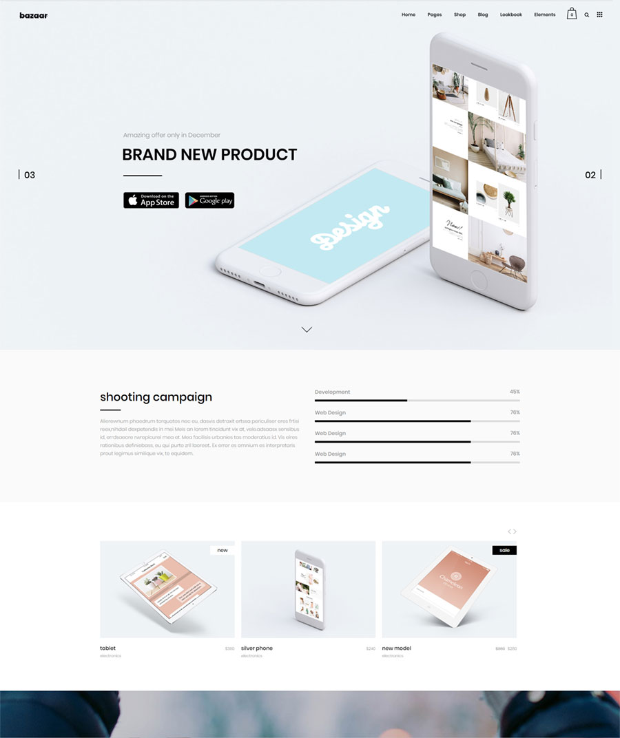 Bazaar – eCommerce Theme – Qode Interactive