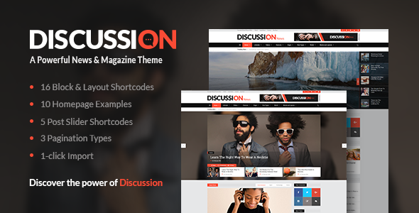 Discussion Wordpress Theme