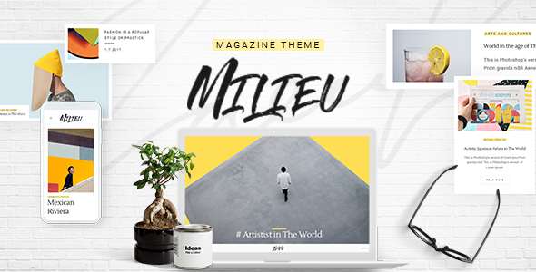 Milieu Wordpress Theme