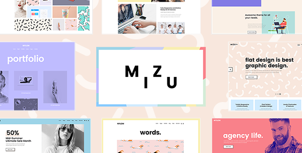 Mizu - A Theme for Designers, Agencies, and Creative Studios