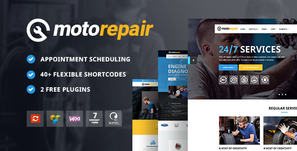 Motorepair Wordpress Theme