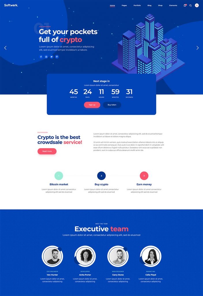 Softwerk – Software & SaaS Startup Theme – Qode Interactive