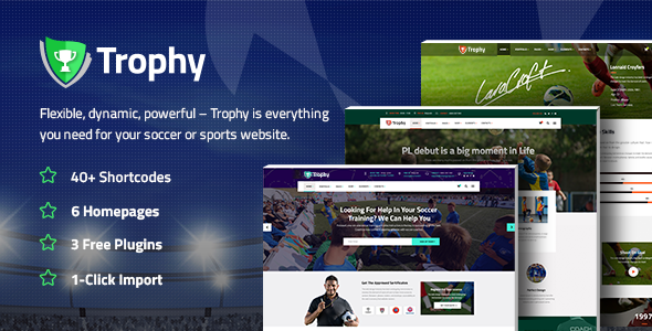 Trophy - Soccer and Football club Theme